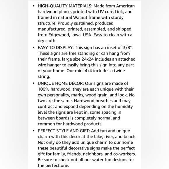 NWT! Gnome for the Holidays Wooden Decor by Kendrick Home - Picture 3 of 7